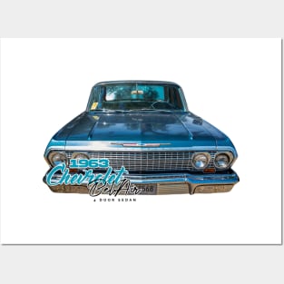 1963 Chevrolet Belair 4 Door Sedan Posters and Art